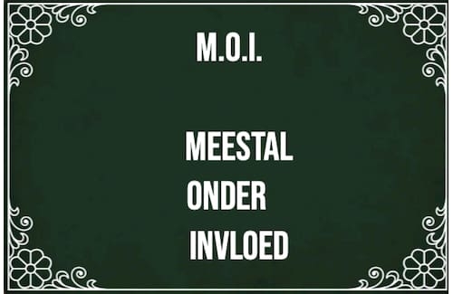 Decoratiebord - M.O.I.