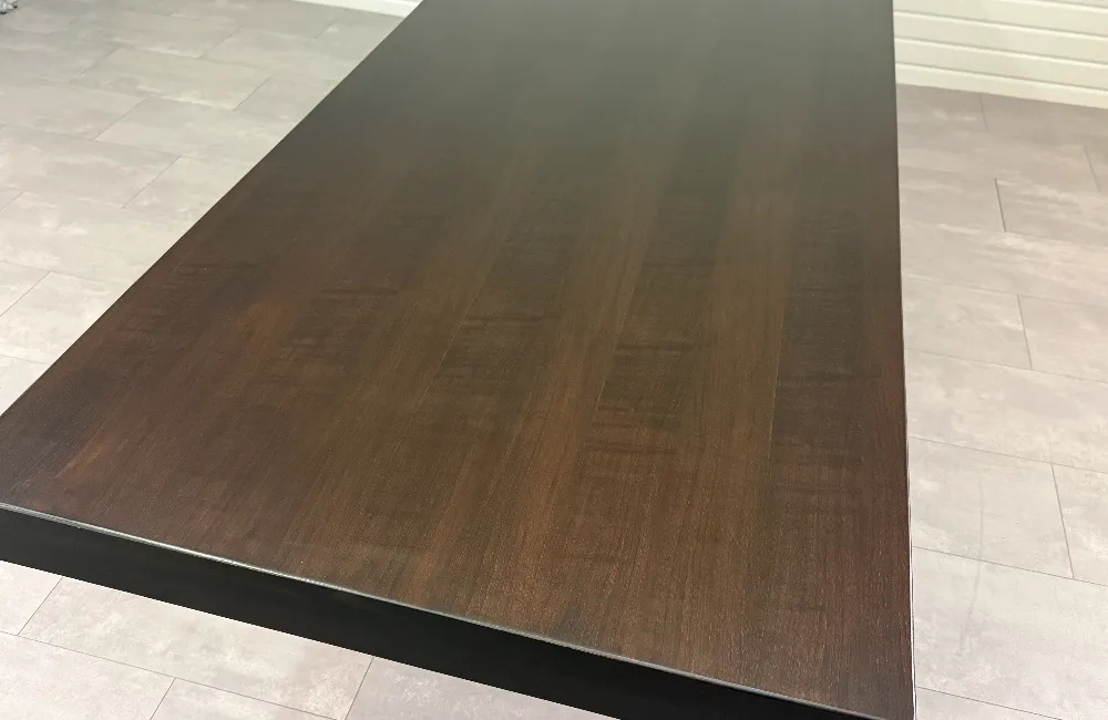 Luxe eettafel 270 cm - Noten kleur - Afbeelding 5