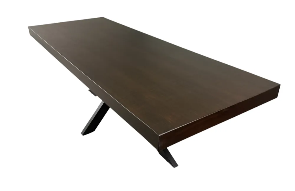 Luxe eettafel 270 cm - Noten kleur - Afbeelding 6