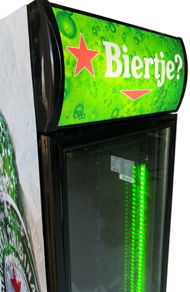 Drankenkoelkast glasdeur Heineken (rechtsdraaiend) - Afbeelding 3
